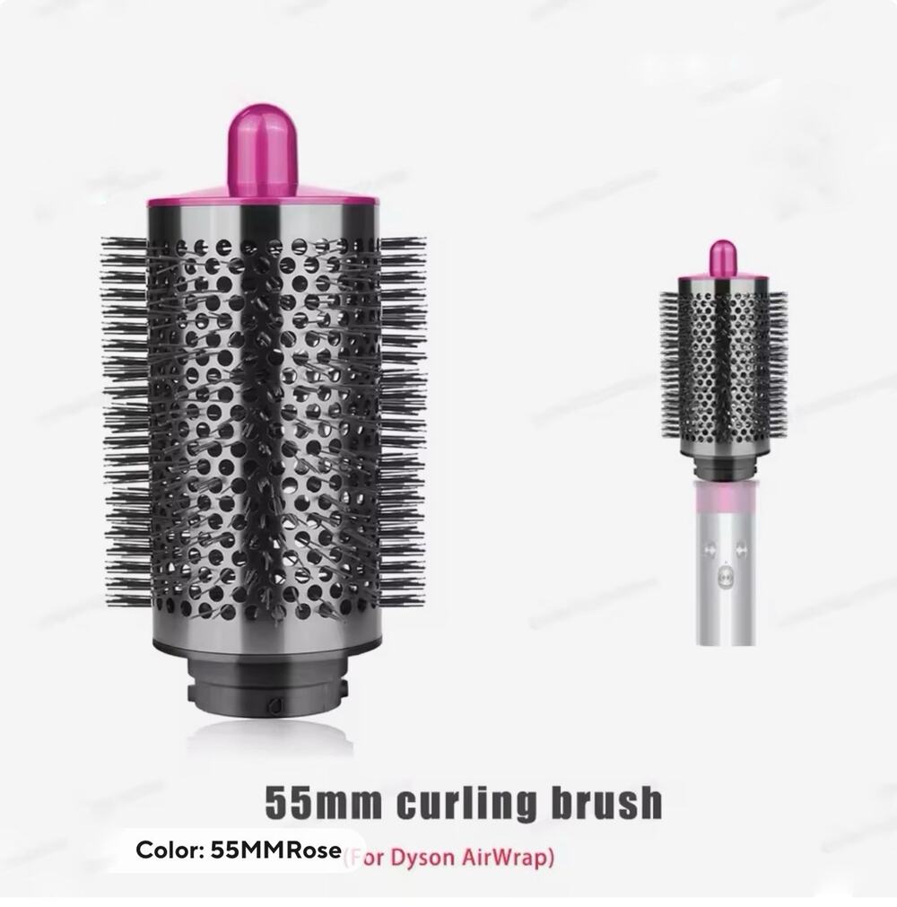 Attachment for Dyson Airwrap LARGE Round Volumizing Brush for HS01 / HS05 Pink